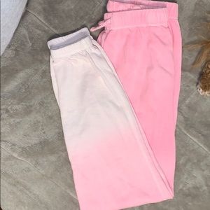 Pink Tie-dye joggers